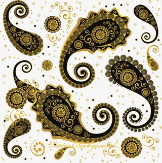 漩涡花纹底纹免抠