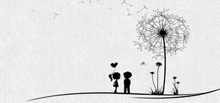 简约浪漫爱情banner高清