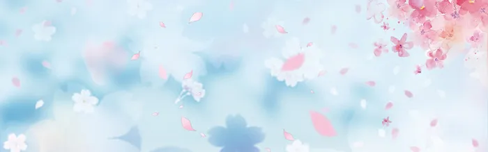 淘宝三月桃花春天小清新文艺背景高清