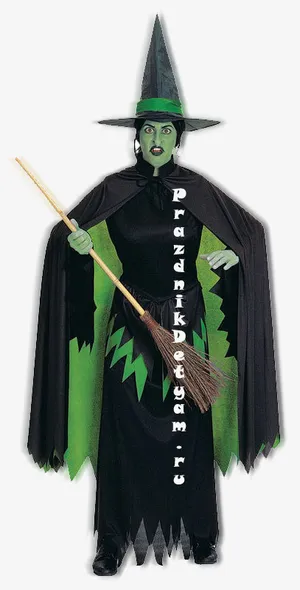 万圣节女巫真人打扮4免抠