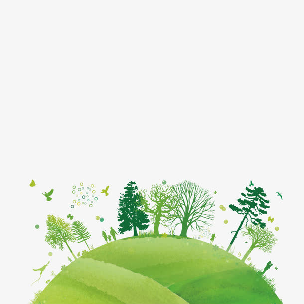 植树元素免抠