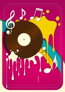 音乐海报背景素材高清
