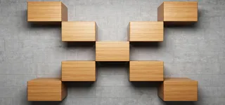 好看的木质方块图片高清