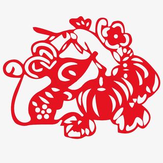 鼠年春节免抠
