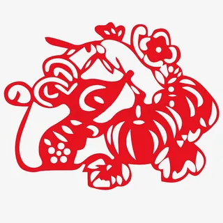 鼠年春节免抠