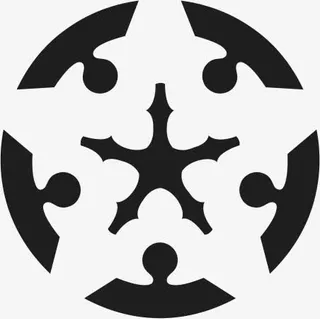 角花底纹花型点线面平面构成免抠