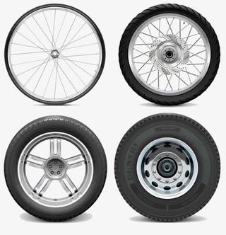 橡胶车轮胎免抠