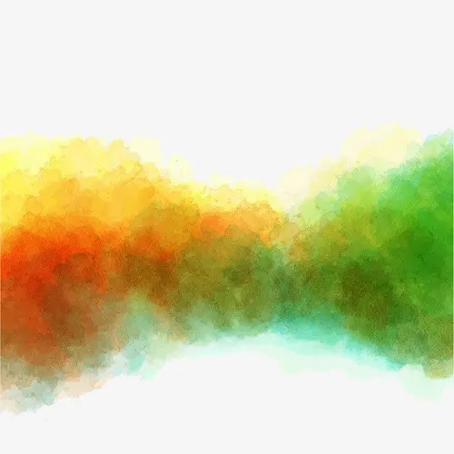 水彩晕染泼墨涂鸦底纹免抠