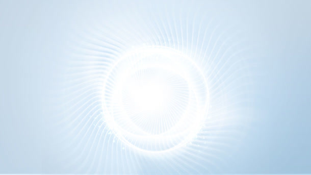 蓝色化妆品泡泡灯光免抠