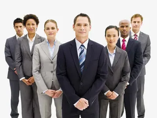 精致商务团队人物免抠