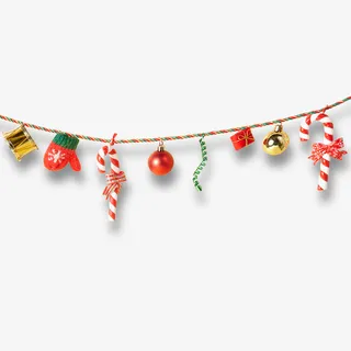 圣诞糖果礼物设计素材免抠