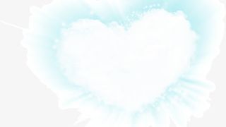 天空爱心白云免抠