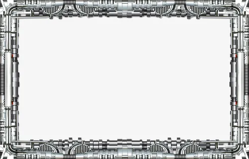 创意金属科技边框免抠 创意金属科技边框免抠