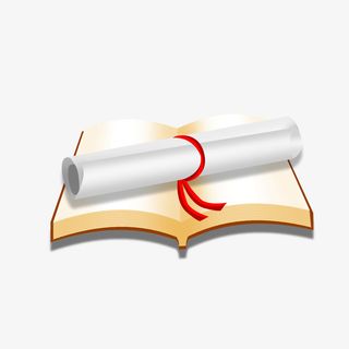 矢量毕业证书书籍免抠免抠