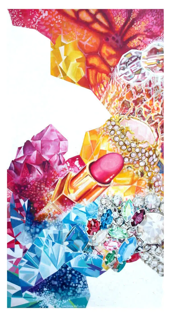 红色钻石主页装修免抠