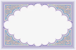 名族风相框免抠