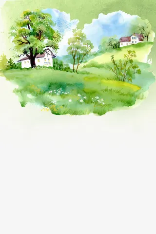 树木家乡山区免抠