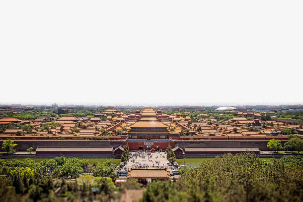 紫禁城全景免抠