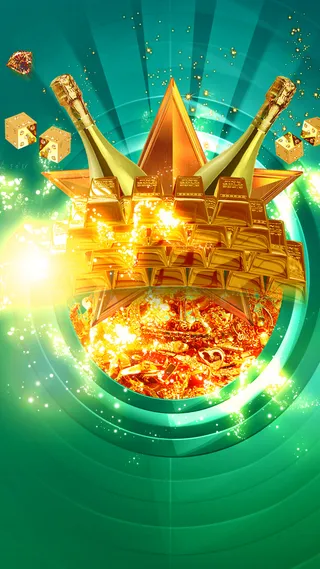 金属质感图形H5背景高清