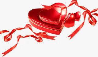 爱心礼物素材免抠
