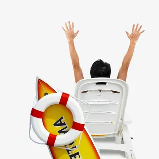 扁平风格合成假日旅行免抠