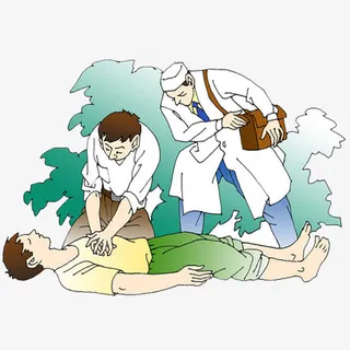 落水施救药箱救人 绿色树木免抠 落水施救药箱救人 绿色树木免抠