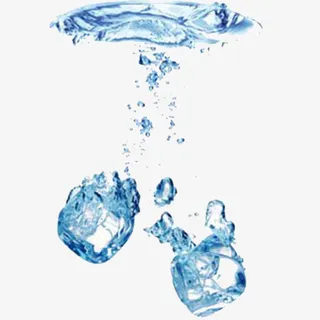 击落入水的冰粒免抠