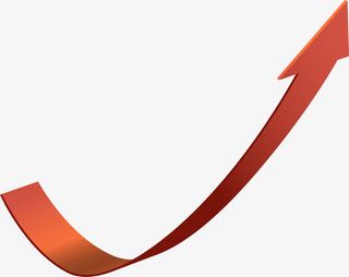 矢量手绘红色箭头免抠