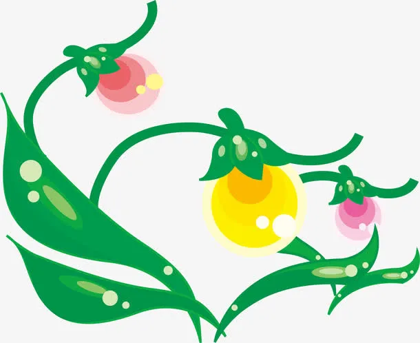 创意花朵矢量图免抠