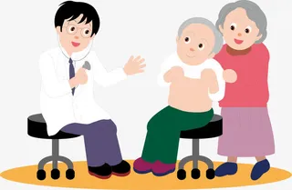 体检的病人免抠