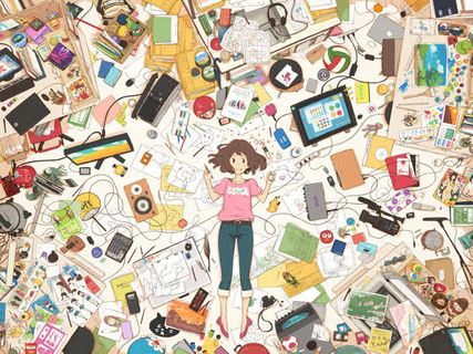 彩色卡通生活用品免抠