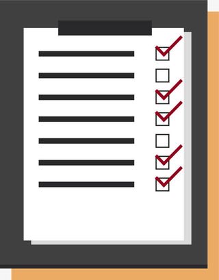 黑色简约愿望册子免抠