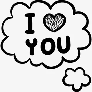 我爱你图标免抠