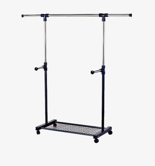 好太太晾衣架不锈钢衣帽架免抠