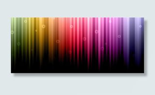 七彩渐变舞台背景