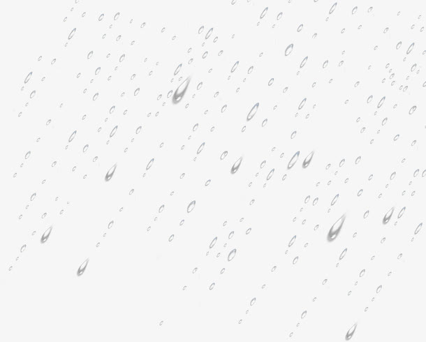 飘落下雨背景素材免抠