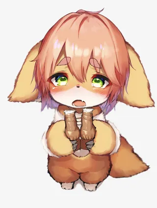 小狐狸手绘卡通免抠