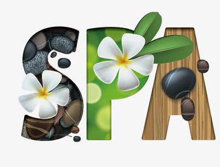 SPA字体素材免抠