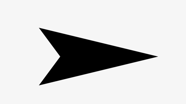 黑色箭头图案免抠