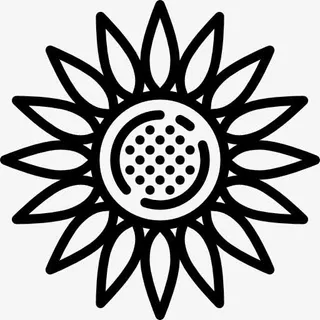 向日葵图标免抠