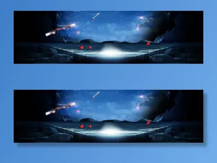 酷炫科技互联网电商banner背景高清