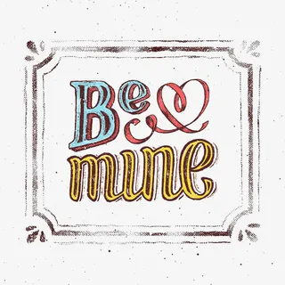 手绘爱报价矢量图片免抠