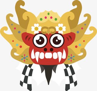 部落面具设计免抠