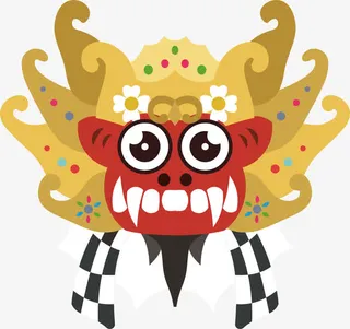 部落面具设计免抠