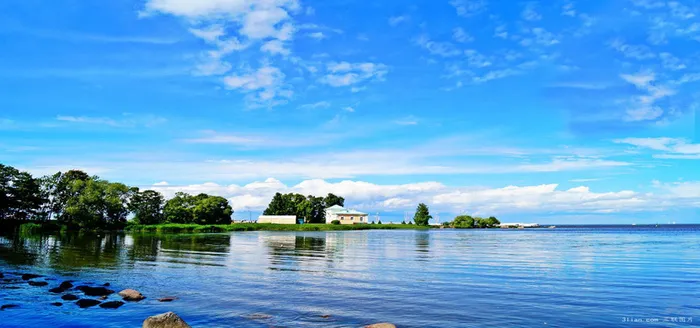 风景湖泊背景高清