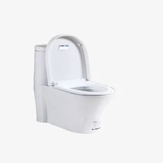 白色有光泽有盖子马桶免抠素材免抠