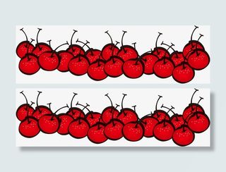 手绘水果山楂免抠