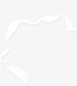 白色飘带 白色丝带 png素材免抠