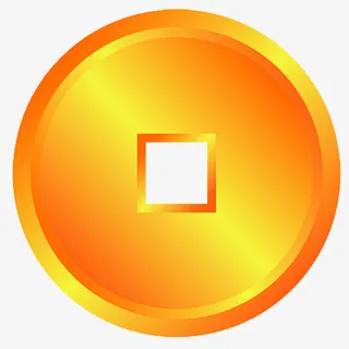 海报小装饰金币免抠