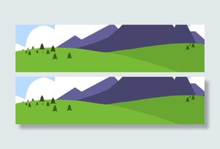 原野背景banner设计